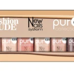 New Nails System Puro Collection Smalti Gel Fashion Nude Set 6 Colori