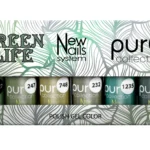 New Nails System Puro Collection Smalti Gel Green Life Set 6 Colori