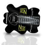 New Nails System Nail Form Black Paper 50pz